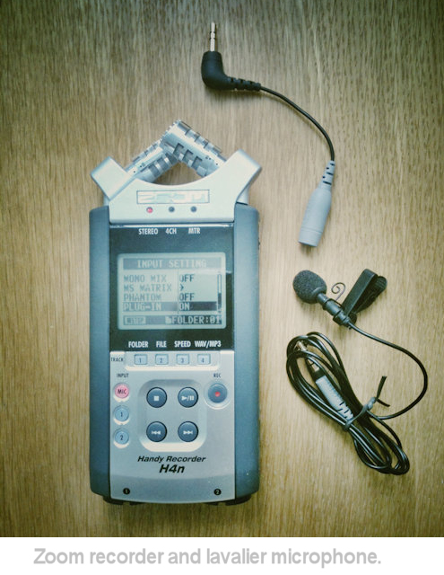 Zoom H4N and smartLav+ with SC3
