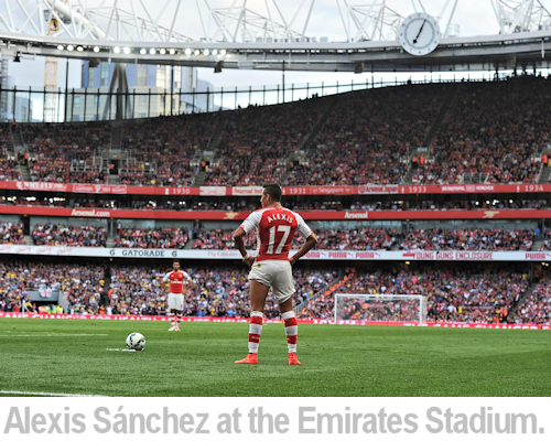 alexis sanchez of Arsenal
