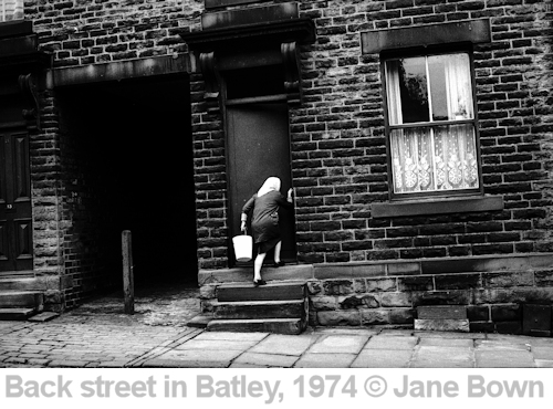 back street in batley copyright jane bown