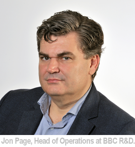 Jon Page Head of Operations at BBC R&D.