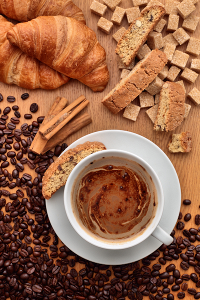 example of a flat lay photograph