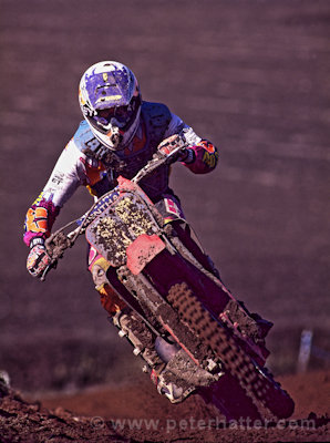 motocross photography example with clean background