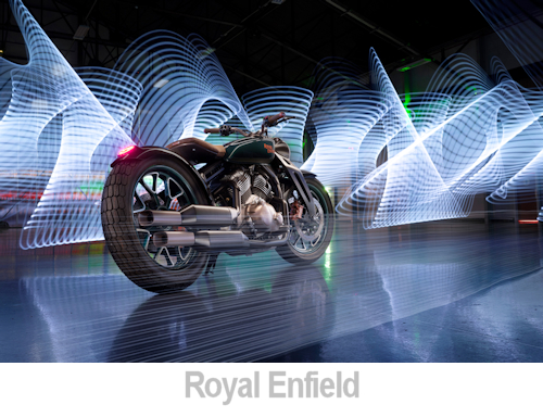 an example of Nigel's work with Royal Enfield.