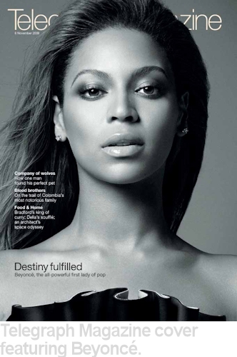 telegraph magazaine cover beyonce 