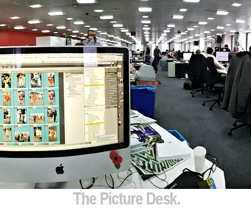 The picture desk.