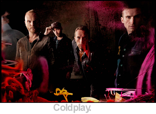 sarah lee portrait of group coldplay