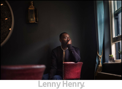 sarah's portrait of lenny henry