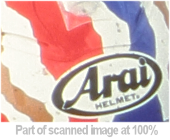 crop of copied image at 100%