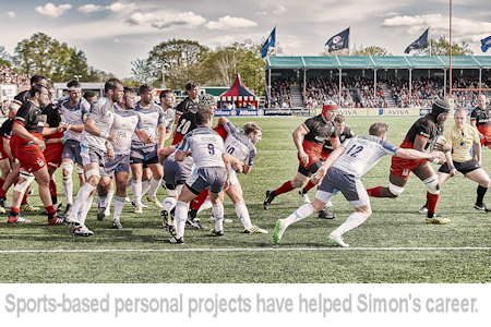 Simon Stock is also a sports photography specialist.